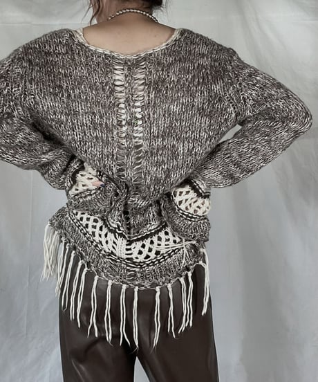 【USED】    Knit L/S Top/211216-038