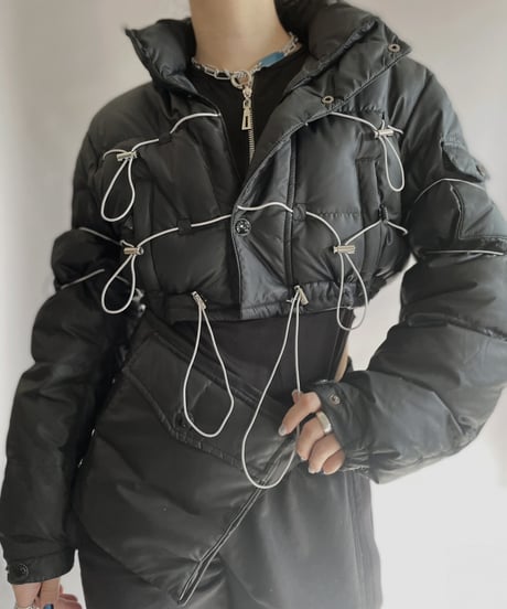 【RE;CIRCLE】 RE Draw Code Short Down Jacket + Sacosh / 230126-010