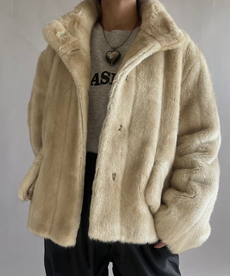 【USED】 Fake Fur Jacket /241221-003