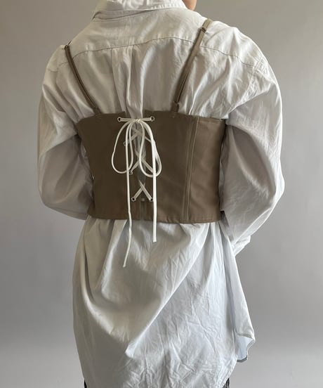 【RE;CIRCLE】 Re Corset Trench /  240926-002