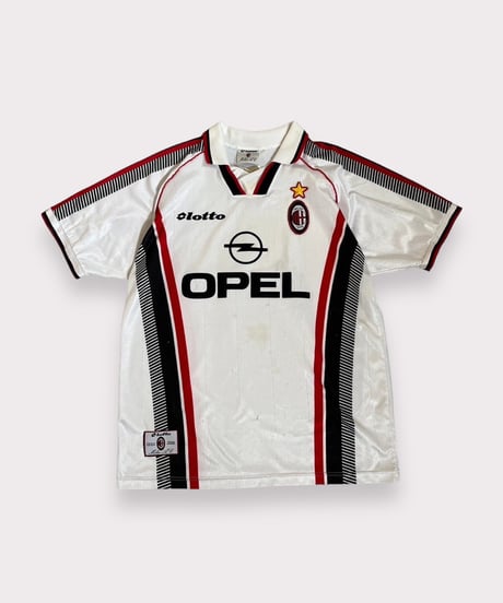 【USED 】Lotto AC MILAN Soccer Shirt /240603-014