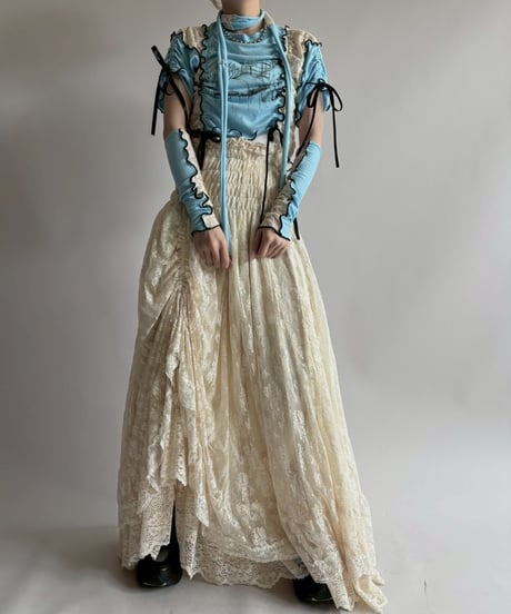 【RE;CIRCLE】 RE Mellow Top + Arm + Tie  / 250710-016