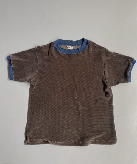 【USED】 S/S pile ringer T-shirt / 230605-005