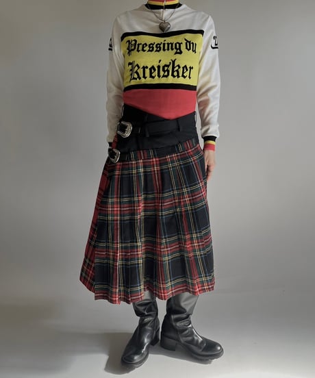 【RE;CIRCLE】 RE Kilt Skirt Middle / 250206-010