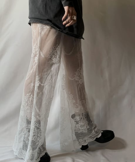 【RE;CIRCLE】 RE Lace Pants⑥/ 210801-072