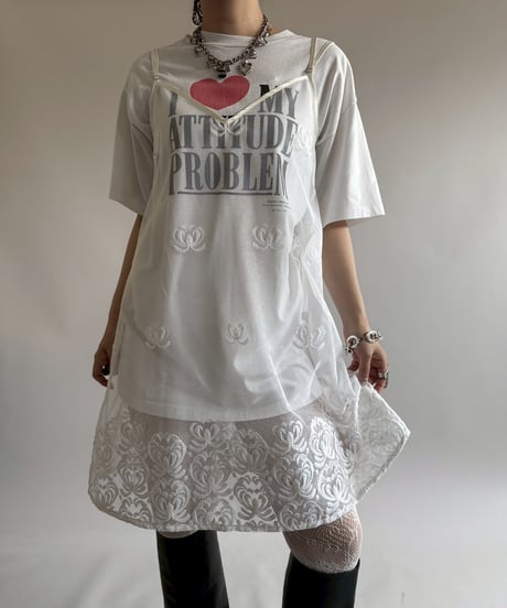 【RE;CIRCLE】 RE Lace Camisole One-Piece / 250612-011