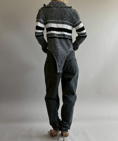 【RE;CIRCLE】 RE Rib Knit Leotard Top / 260416-012