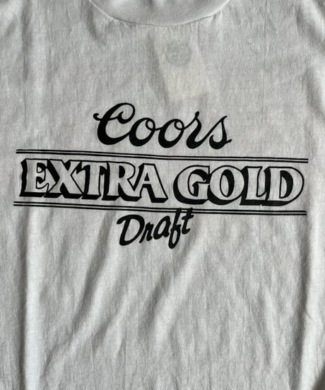 【USED】 Made in USA Screen Stars Vest Extra Gold T-Shirt /240729-032