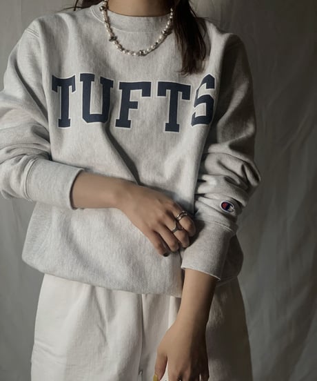 【USED】   Champion Reverse Weave Sweat TUFTS/210516-020