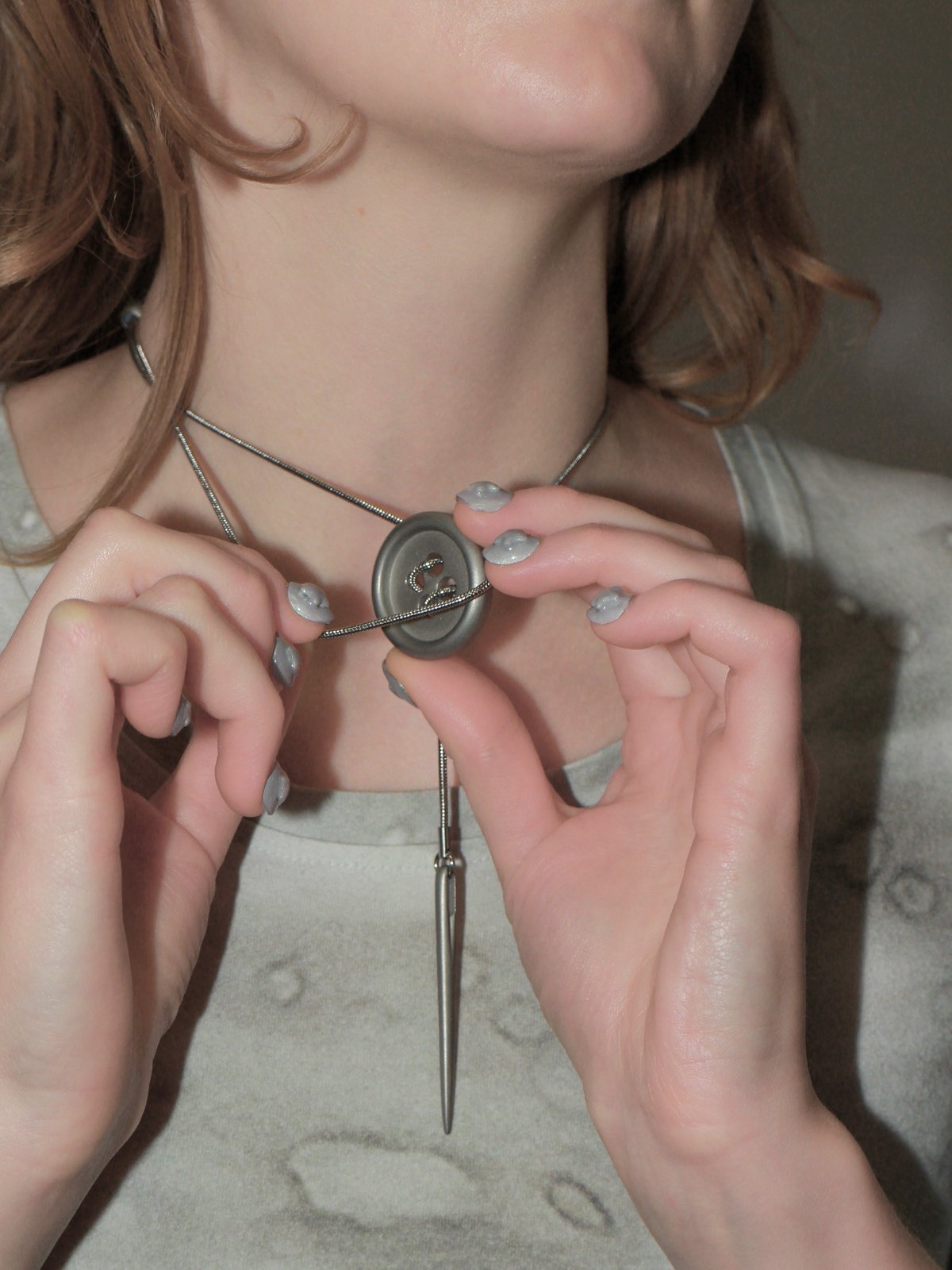 Marland Backus】 Cute as a Button Necklace /250