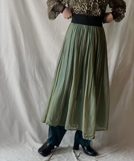 【USED】See-through Long Skirt/210217-046