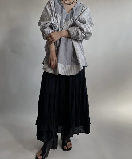 【USED】 Cotton Long Skirt / 220423-032