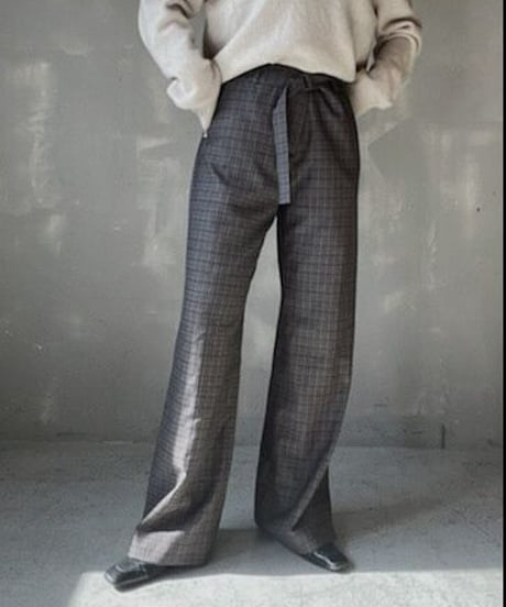 【USED】  Plaid Pants/220220-046