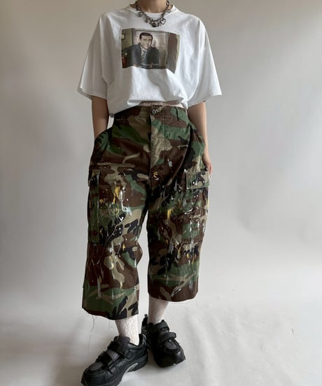 【USED】 Fruit of the Loom Person Print T-Shirt / 250719-011