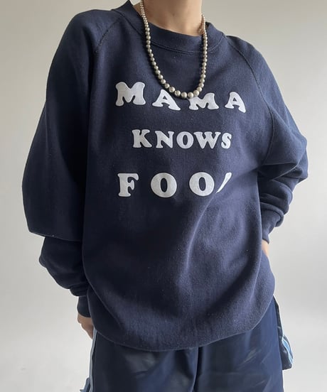 【USED】 Made in USA 90's Santee MAMA Sweat /250215-005