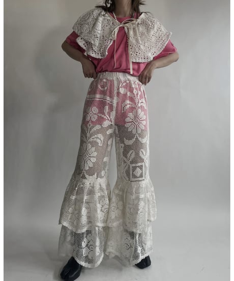 【RE;CIRCLE】 RE Crochet Lace Detachable Collar / 221112-031