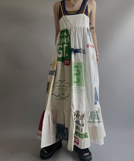 【RE;CIRCLE】RE Eco-Friendly Bag Camisole Long One-piece / 230727-024