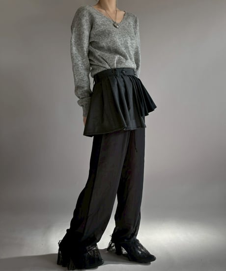 【RE;CIRCLE】 RE Suit Wrap Skirt Mini / 260129-008