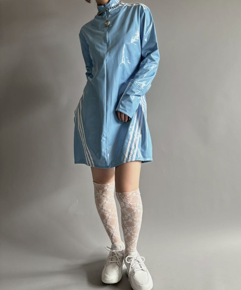 USED】 adidas×IVY PARK 21SS 1/2 ZIP Latex dress