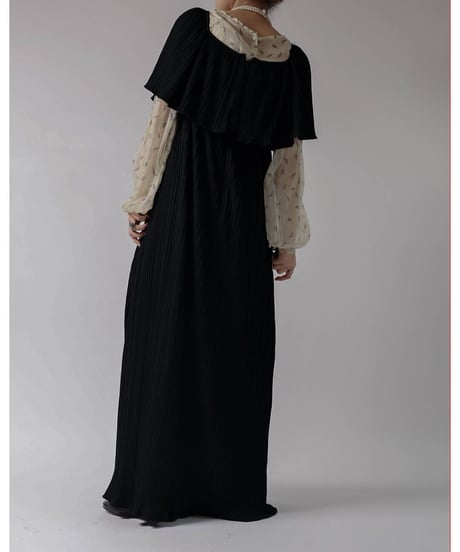 【USED】N/S Pleats Dress/ 220324-012