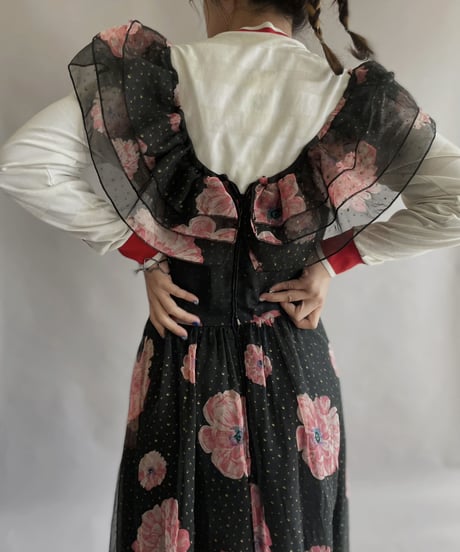 【USED】 Vera Mont Flower Patterned Poly One-piece / 230325-021
