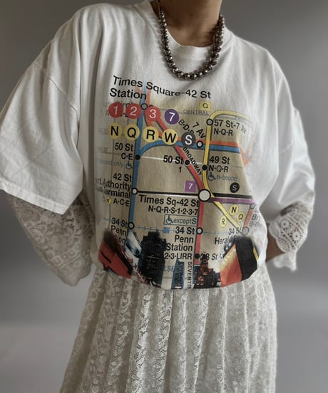 【USED】New York Map T-Shirt /240824-069