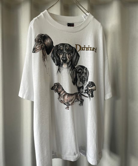 【USED】  Made in USA S/S Dachshund T-Shirt / 230729-001