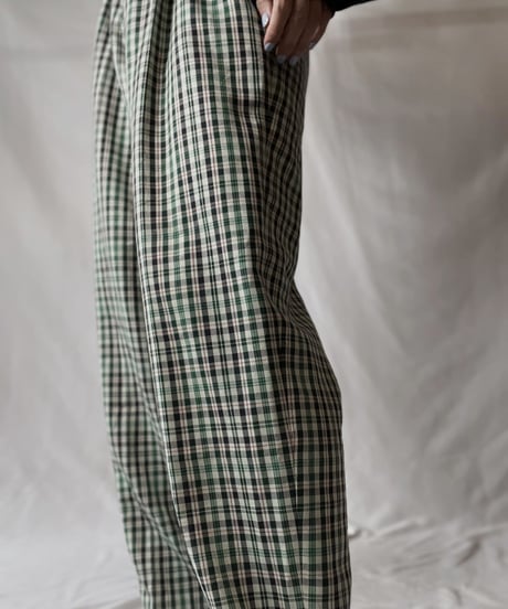 【USED】 Plaid Pants/211014-052