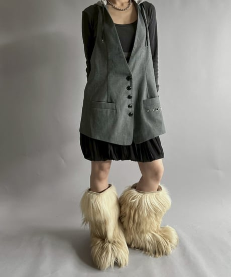 【USED】 Cop.Copine Hooded Vest  /251014-051