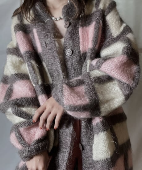 【USED】  Mohair Knit Cardigan /211110-036