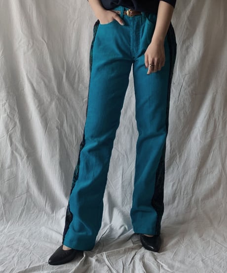 【RE;CIRCLE】 Remake Corduroy Side Line Pants②/210317-003