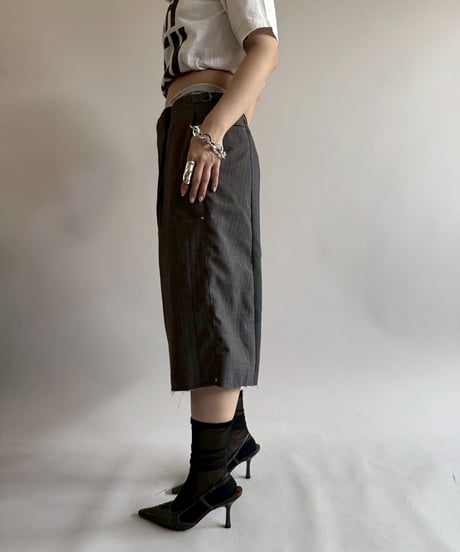 【RE;CIRCLE】 Re Suit Double Knee Shorts / 250612-007