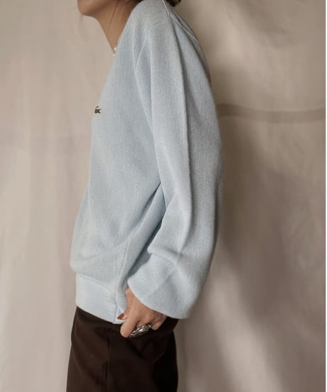 【USED】   LACOSTE Knit Top②/211126-008