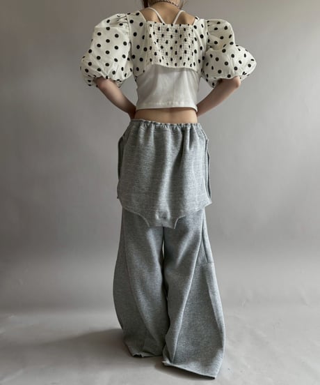 【RE;CIRCLE】 RE Sweat Pants Deformed / 260404-004