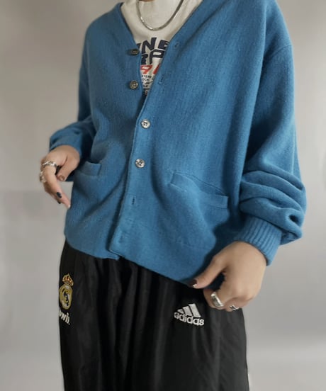【USED】 Acrylic Knit Cardigan / 221203-013