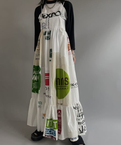 【RE;CIRCLE】RE Eco-Friendly Bag Camisole Long One-piece / 230622-025