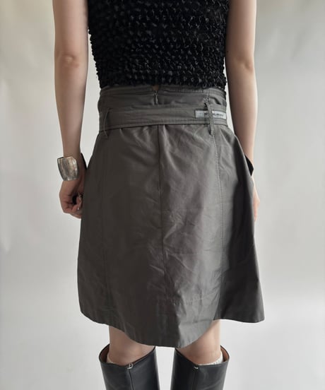 【USED】　Belted Mini Skirt/250823-005