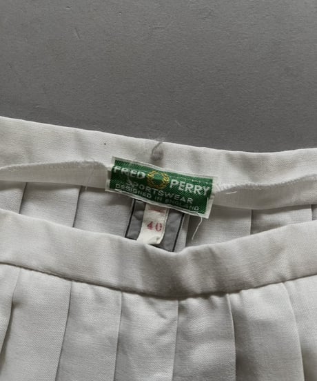 【USED】 Fred Perry Tacked Mini Skirt/240210-010