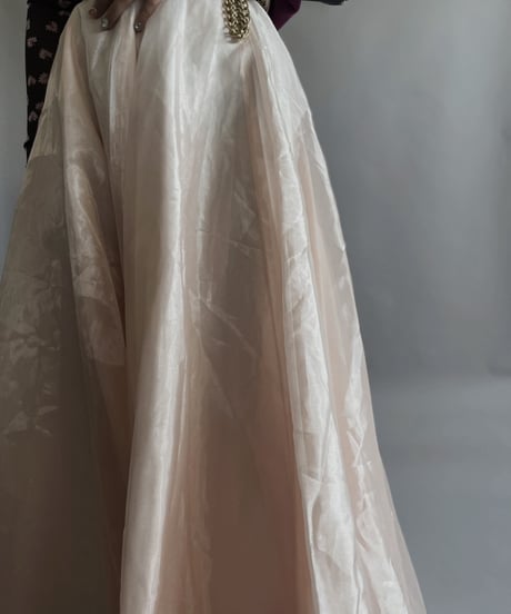 【USED】 Pelicana Poly Long Skirt / 230408-005