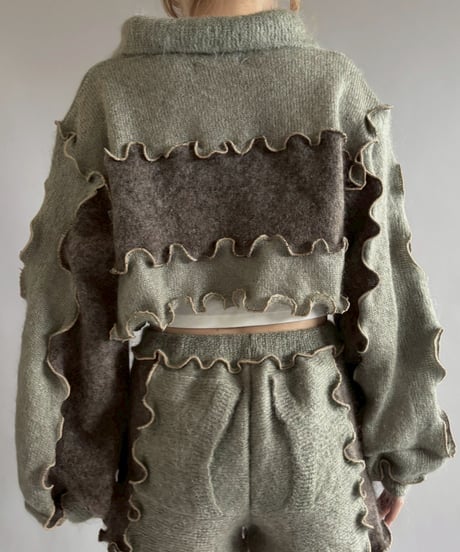 【RE;CIRCLE】 RE Mellow Mohair Knit Set up/ 251127-001