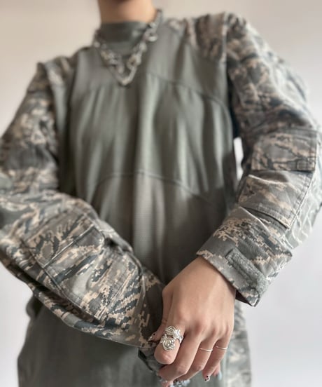 【USED】 Military Camo L/S Top /250412-035