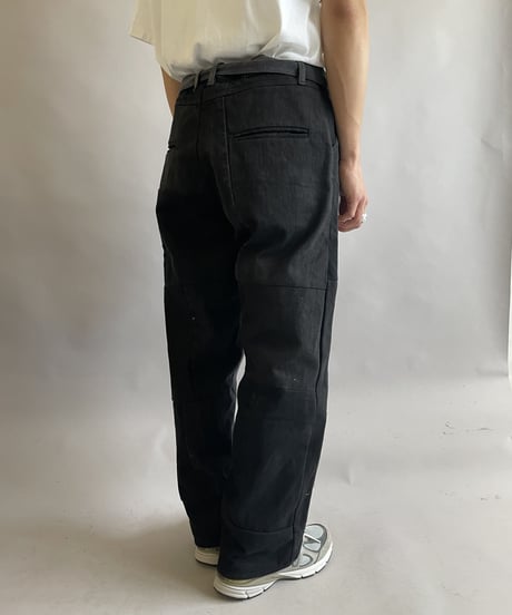 【RE;CIRCLE】 RE Denim PatchWork Pants Black / 230522-005