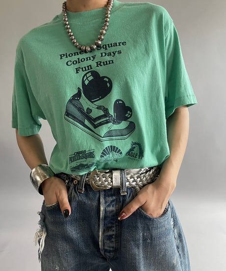 【USED】  Made in USA SELECT 80's Fun Ran T-Shirt /240824-012