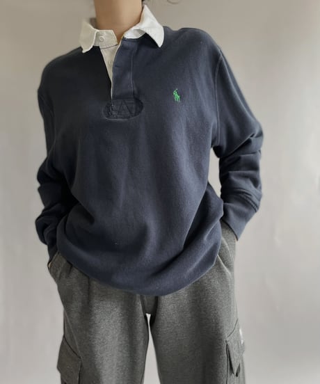 【USED】 Polo By Ralph Lauren Rugby Shirt / 220910-006