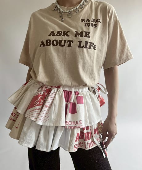 【RE;CIRCLE】 Re Eco Bag Maki Skirt /  250417-015