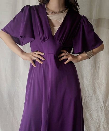 【USED】 EURO Poly Dress①/210630-030