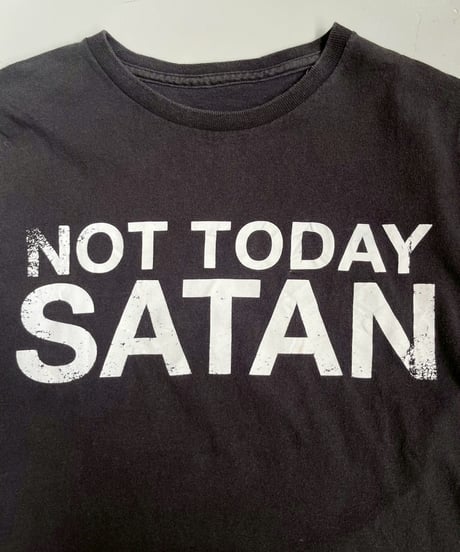 【USED】 RESIZED 00s NOT TODAY SATAN T-Shirt / 250830-026