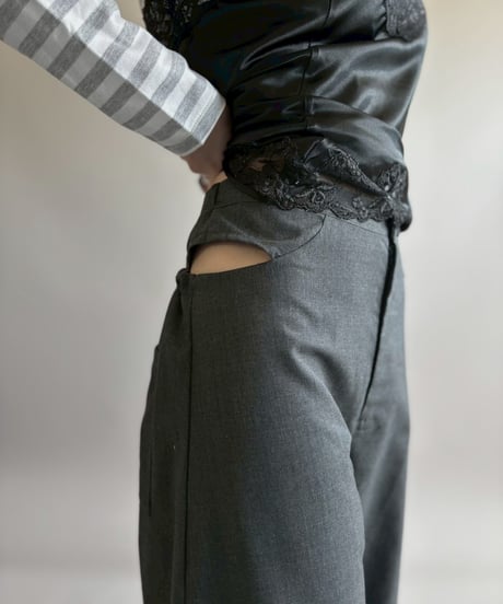 【RE;CIRCLE】 RE Suit Barrel Leg Pants/ 260420-020