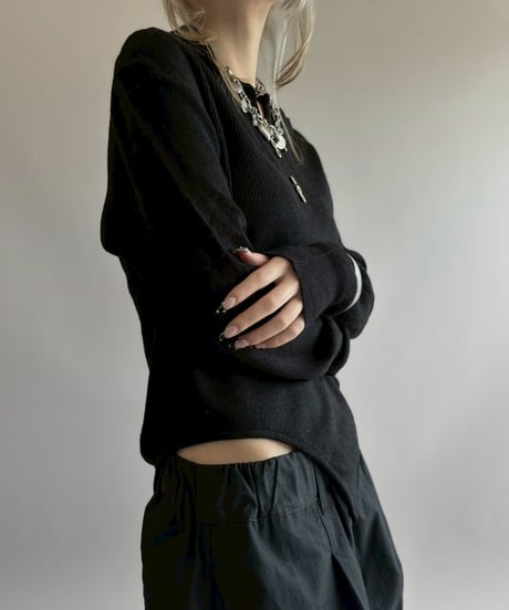 【RE;CIRCLE】 RE Rib Knit Leotard Top / 260416-017