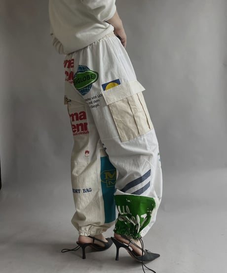 【RE;CIRCLE】RE Eco-Friendly Bag Rraw Cord Pants / 230427-013